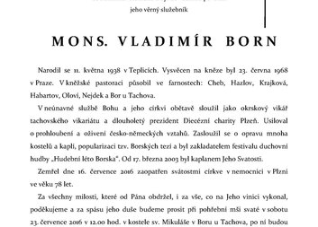 R.I.P. Mons. Vladimír Born